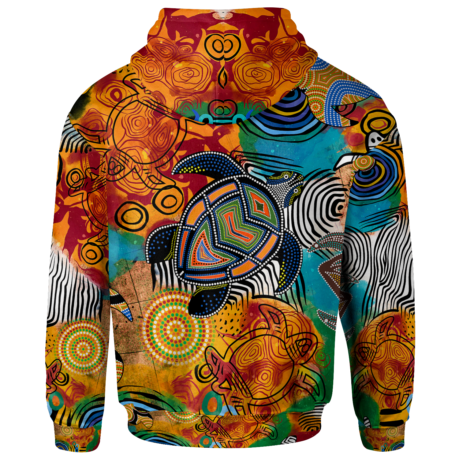 aboriginal-hoodie-turtle-indigenous-art