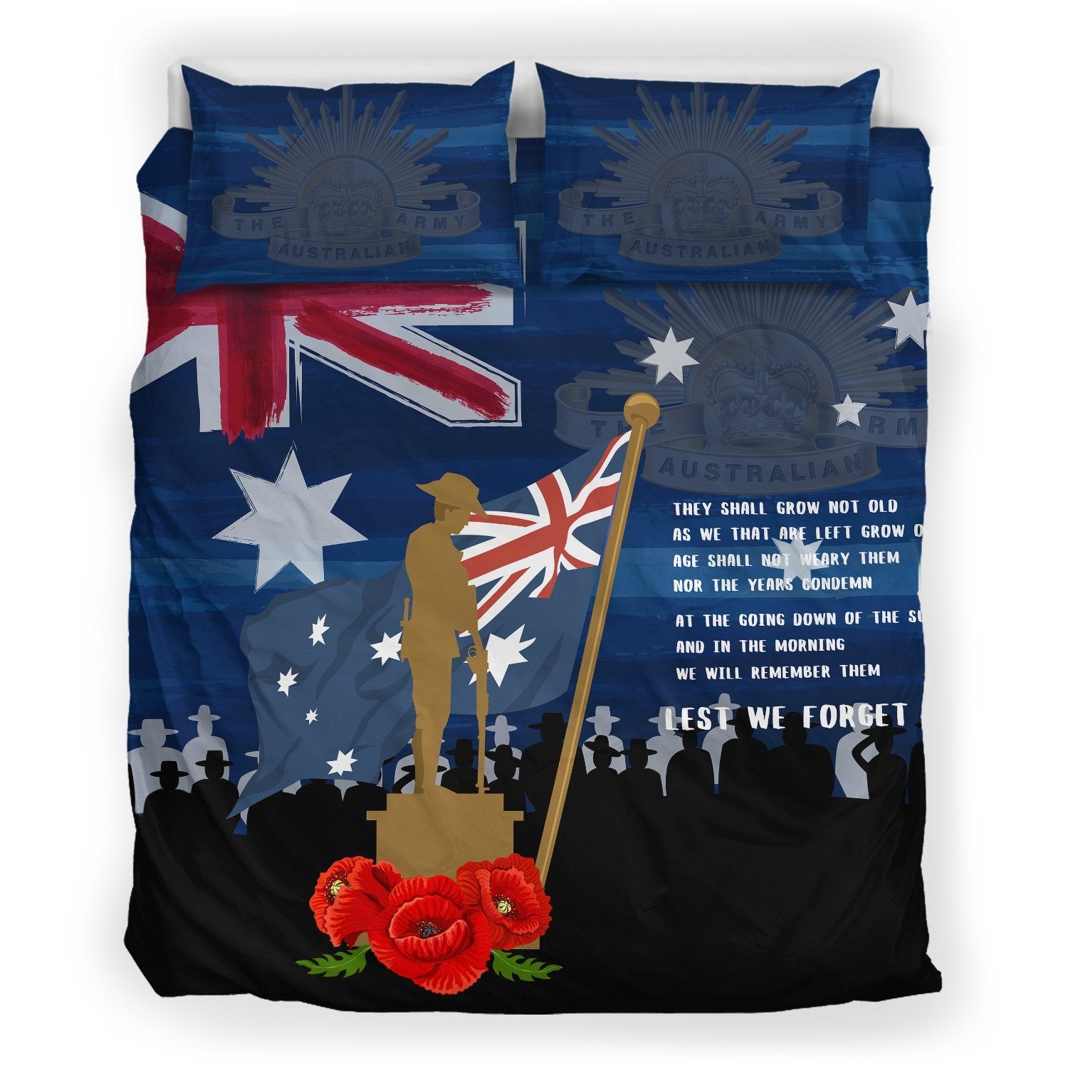 anzac-bedding-set-always-remember-australian-anzac-day