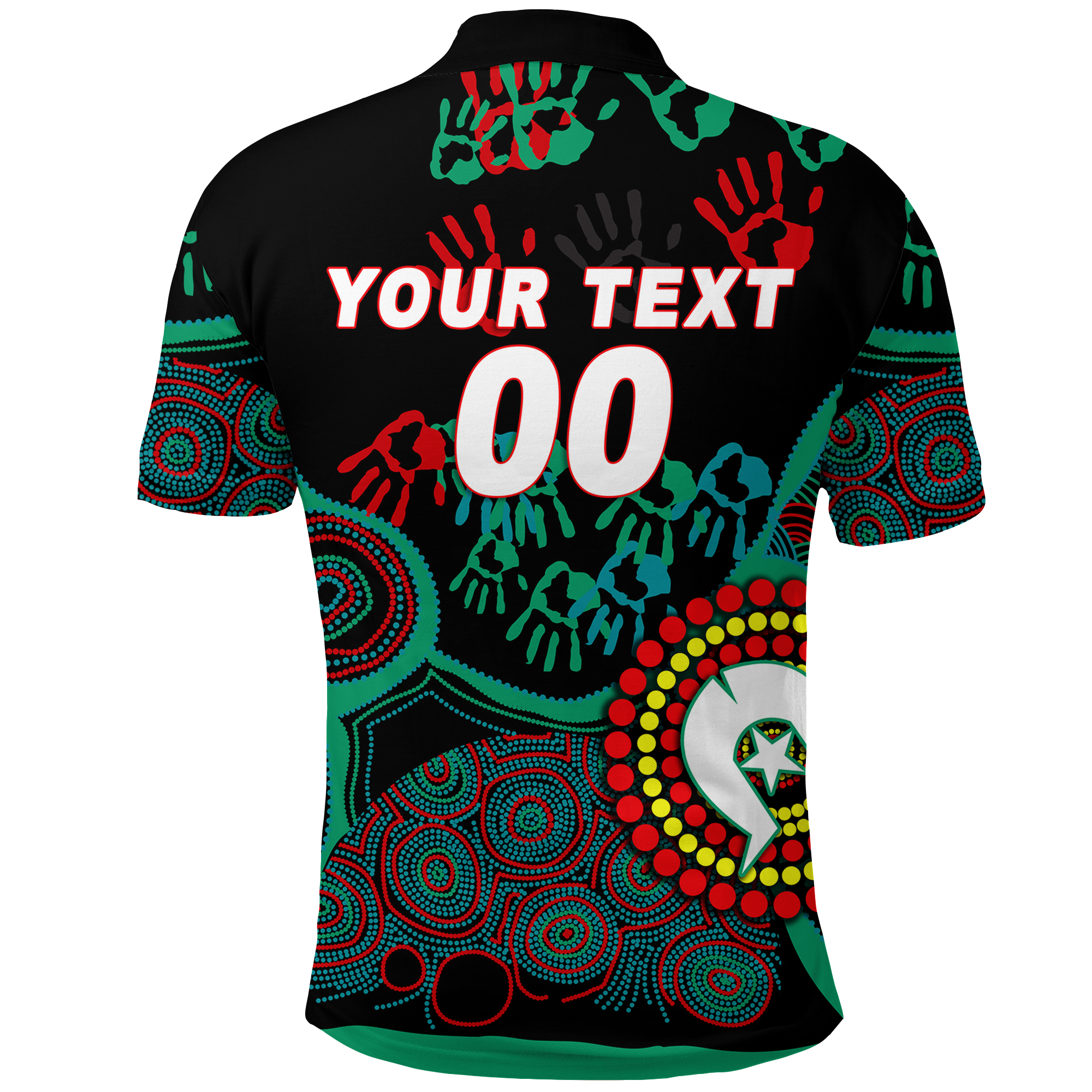 (Custom Personalised) NAIDOC Week 2023 Aboriginal Art For Our Elders Polo Shirt - LT12