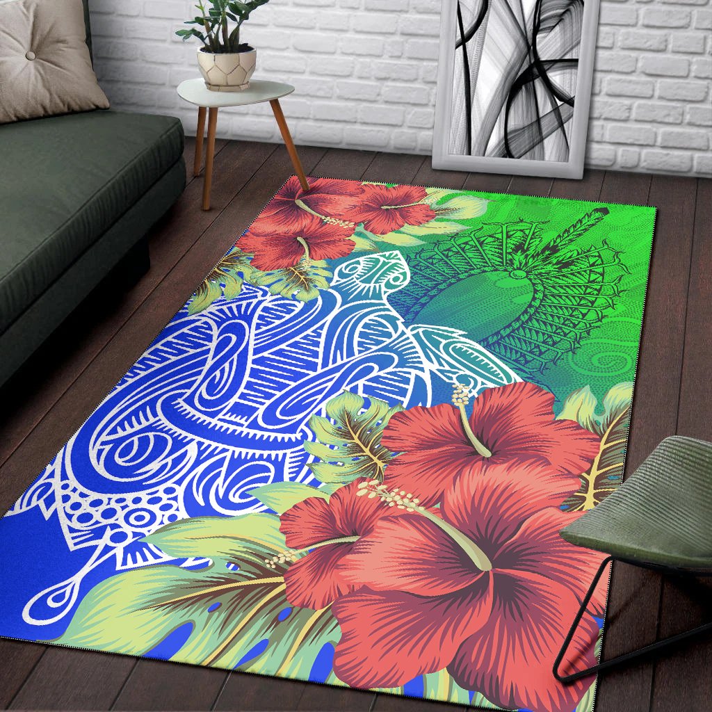 torres-strait-islanders-area-rug-ocean-hibiscus