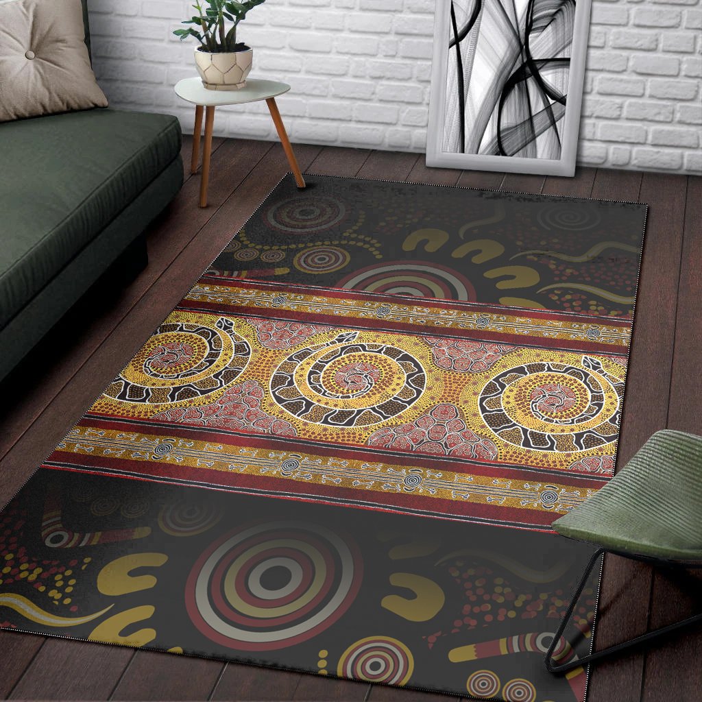 area-rug-snake-dot-panting-art