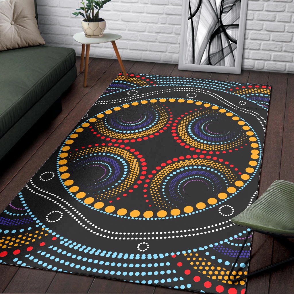 aboriginal-area-rug-dreamtime-dot-painting-aboriginal-style