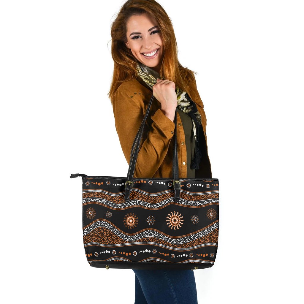 large-leather-tote-bag-aboriginal-pattern-with-tribal-sun