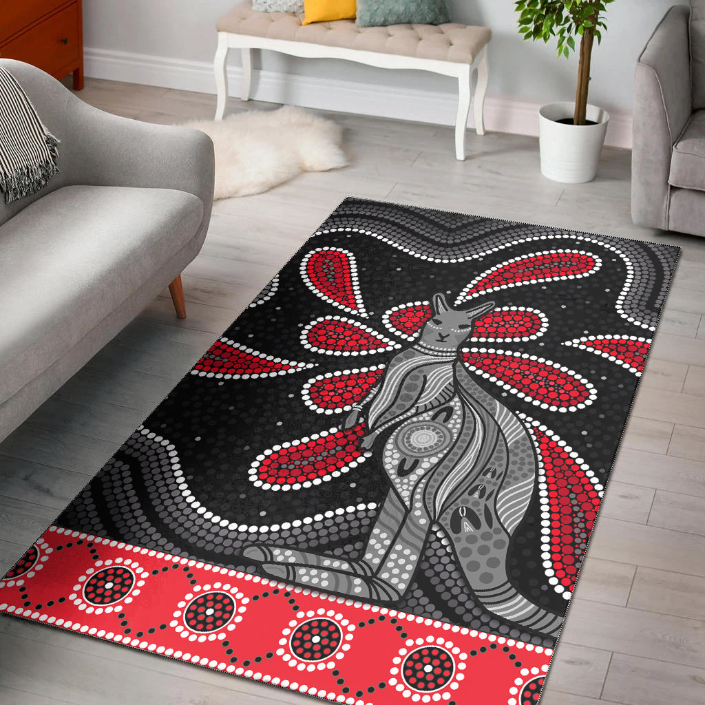 aboriginal-boomerang-area-rug-kangaroo-australia