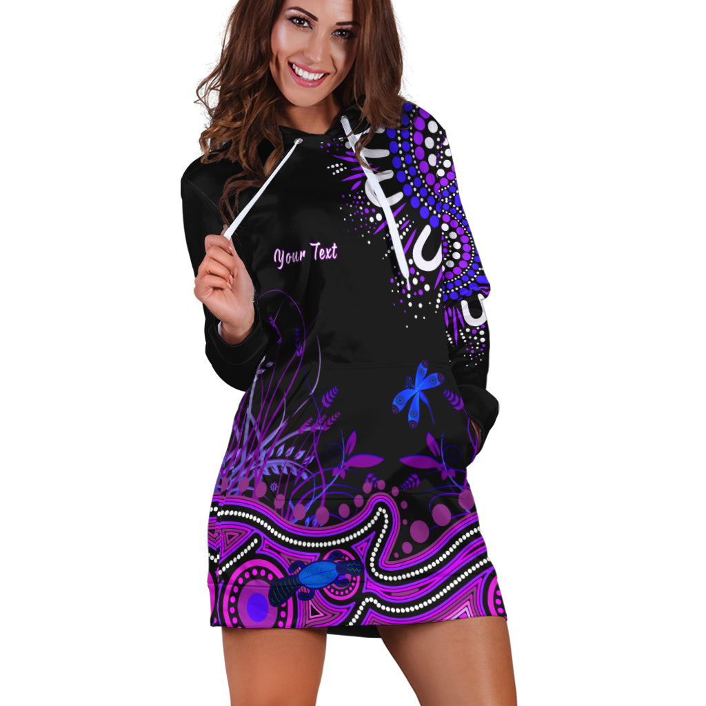 custom-personalised-happy-king-island-show-hoodie-dress-aboriginal-tasmania-australia-version-purple