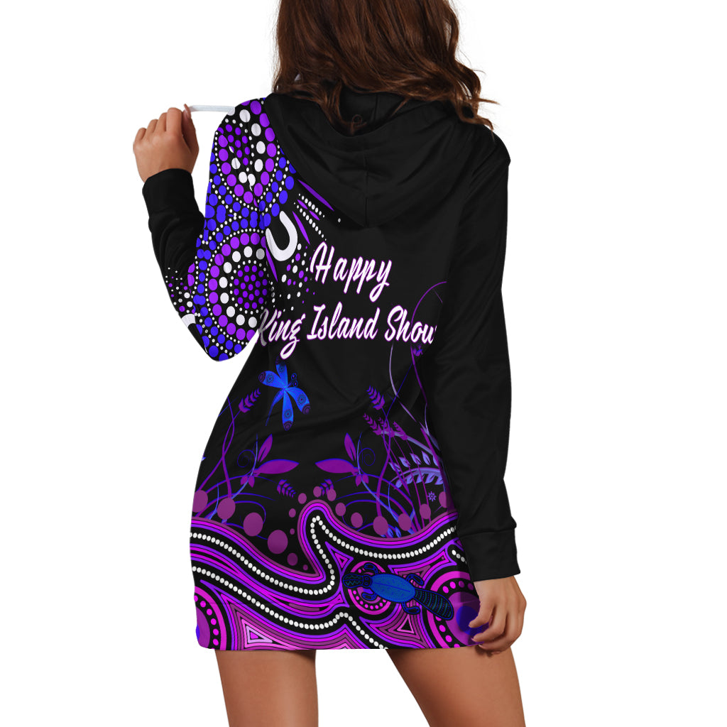 custom-personalised-happy-king-island-show-hoodie-dress-aboriginal-tasmania-australia-version-purple