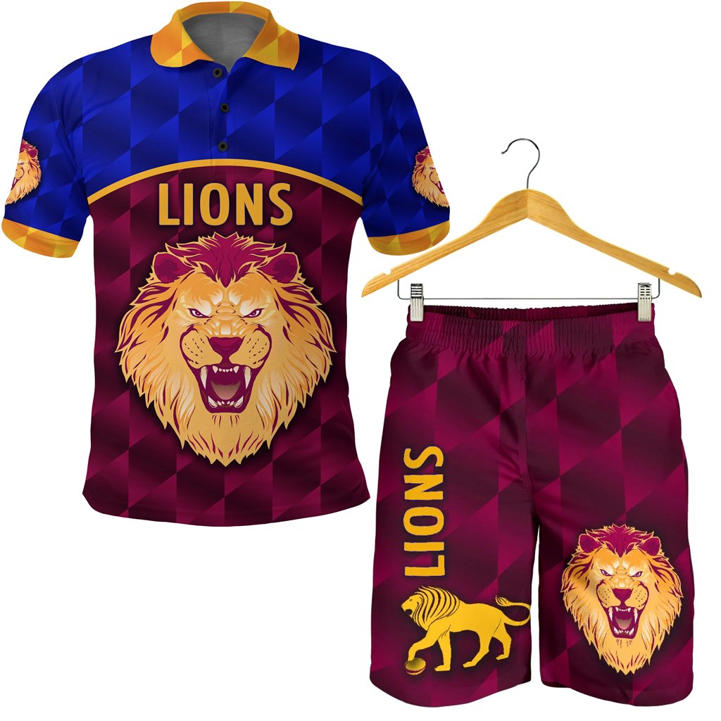 combo-polo-shirt-and-men-short-brisbane-lions-powerful