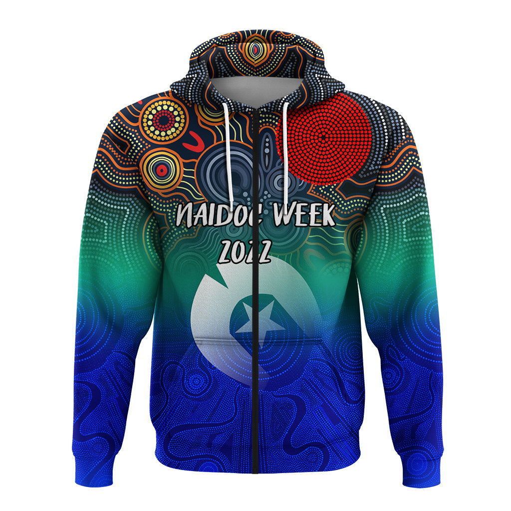 naidoc-week-2022-torres-strait-islander-with-aboriginal-dot-painting-art-hoodie