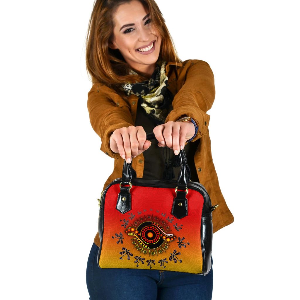 Shoulder Handbag - Circle Pattern - Vibe Hoodie