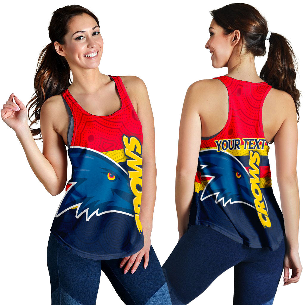 custom-personalised-adelaide-crows-women-tank-top-aboriginal-dot-painting