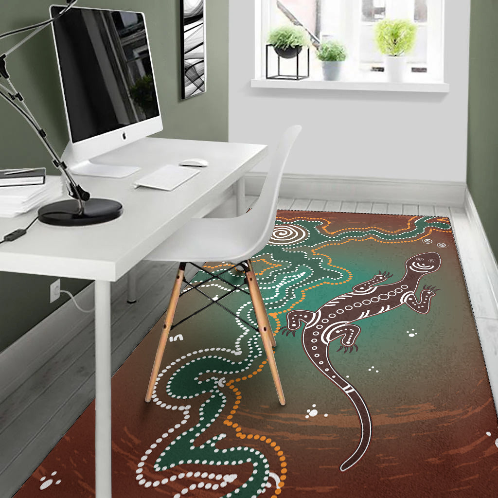 aboriginal-lizard-area-rug-indigenous-dot-painting-art-lt12