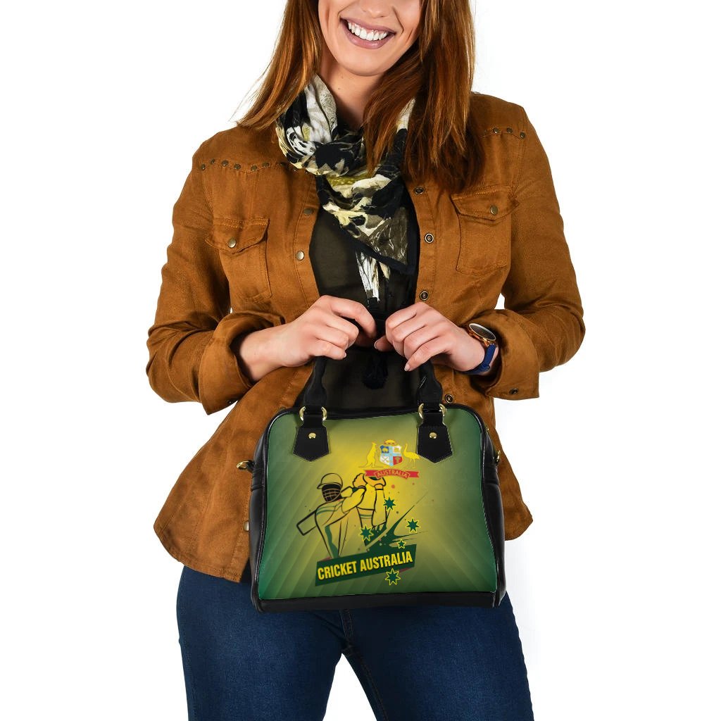 Cricket Shoulder Handbag - Australian Cricket National Color - Vibe Hoodie