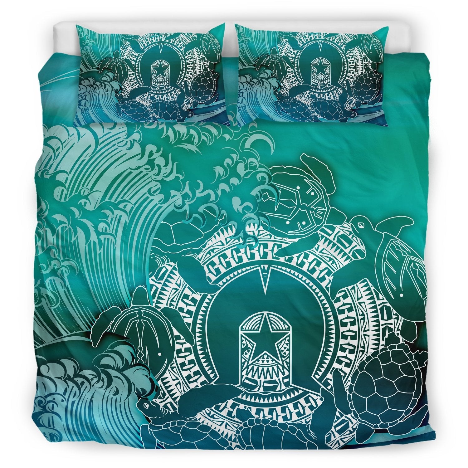 aboriginal-bedding-set-torres-strait-islands-in-wave