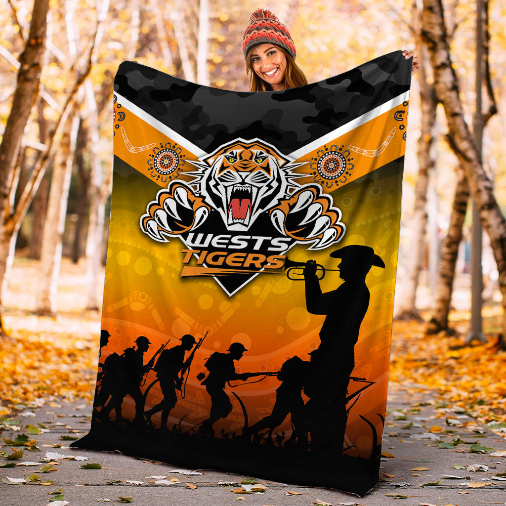 wests-tigers-anzac-day-indigenous-art-blanket