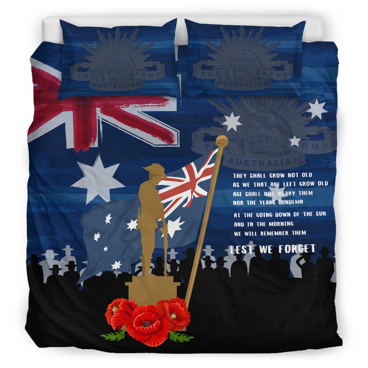 anzac-bedding-set-always-remember-australian-anzac-day