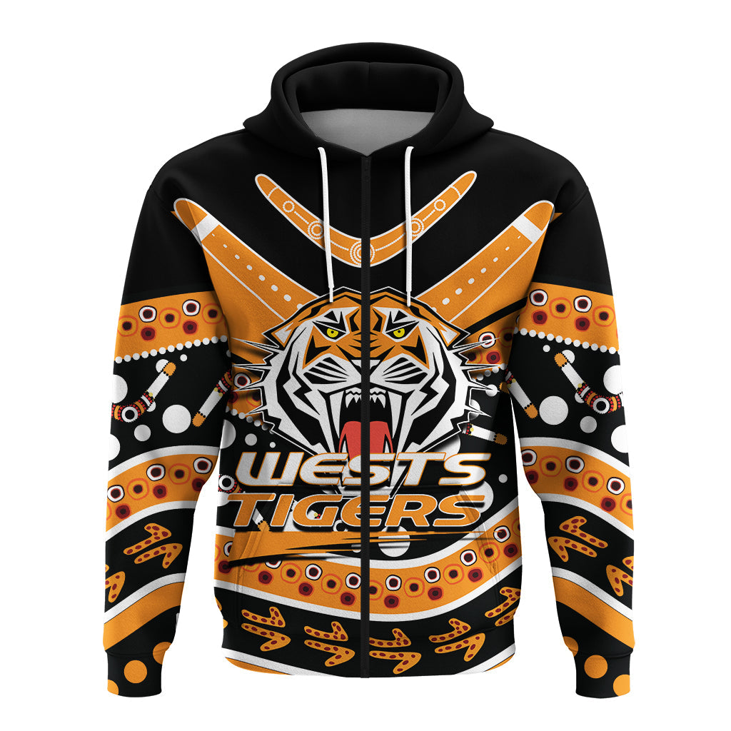 wests-tigers-zip-up-hoodie-aboriginal-dot-painting