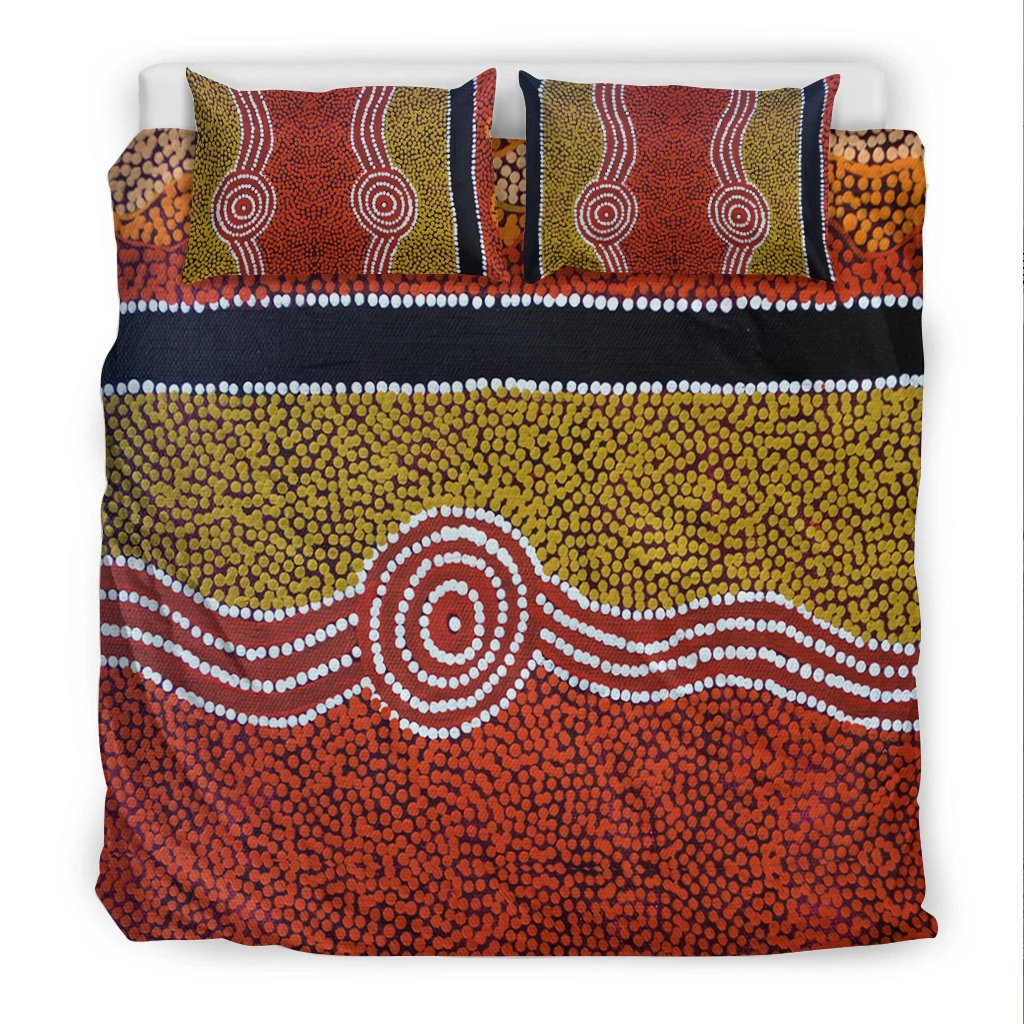 bedding-set-aboriginal-dot-style