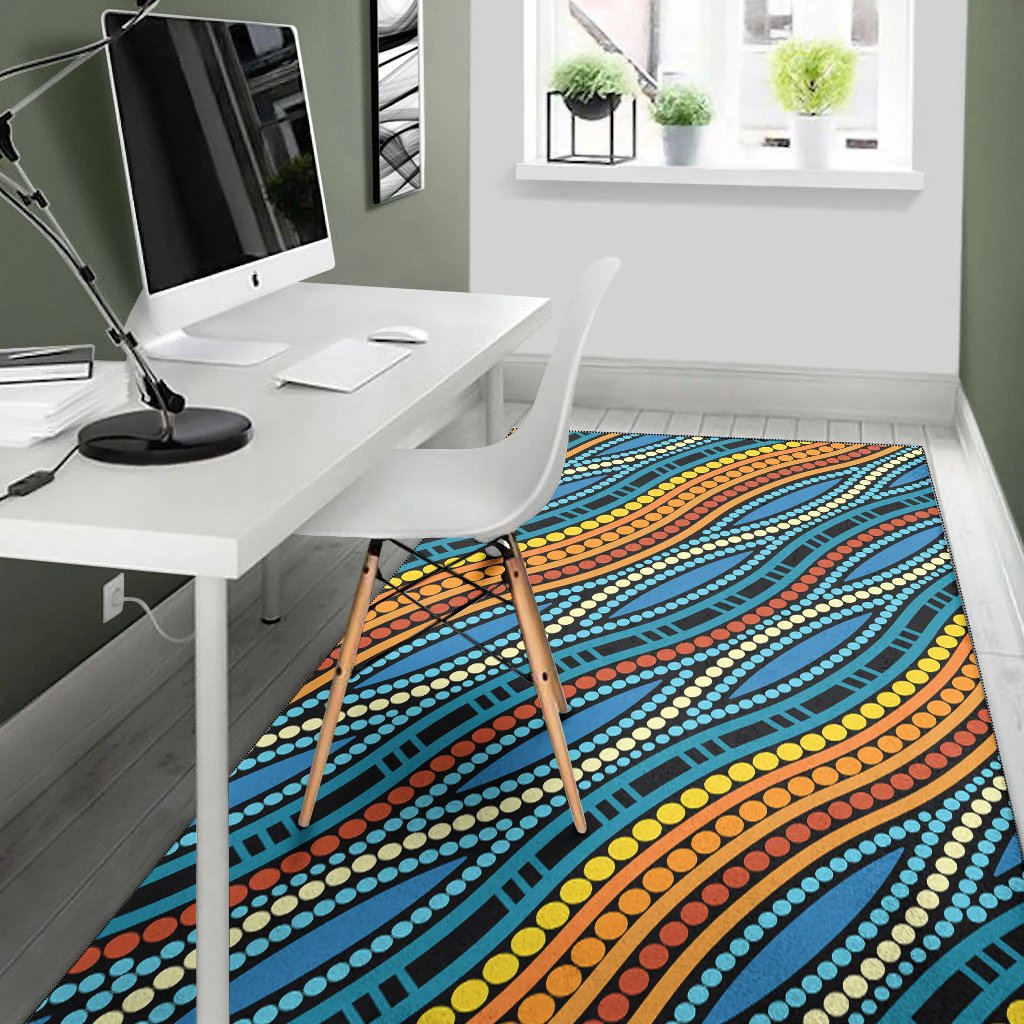 area-rug-aboriginal-pattern-ver04