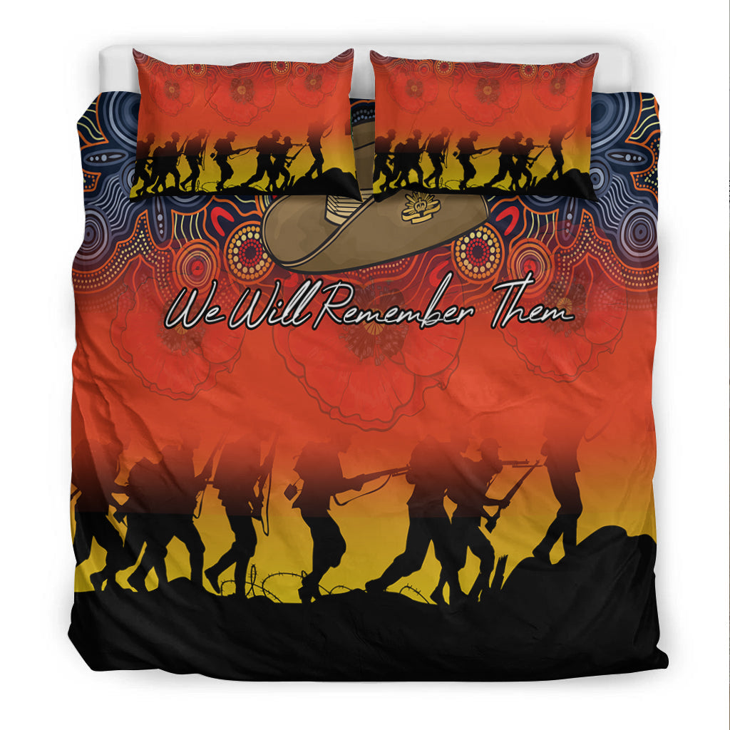 anzac-day-bedding-set-aboriginal-dot-painting-art