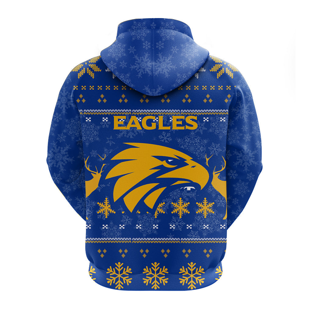 West Coast Eagles Club Hoodie - Christmas Ugly Style - LT12