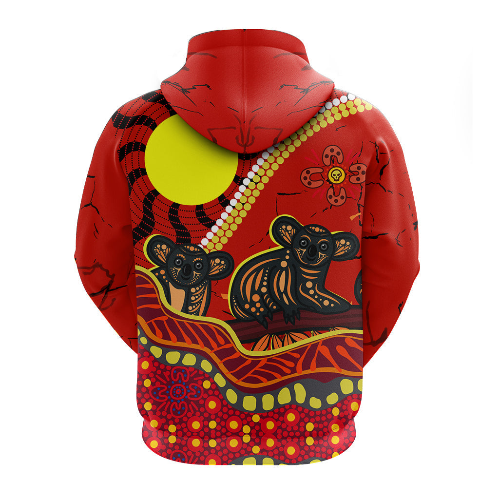 aboriginal-koala-painting-zip-hoodie