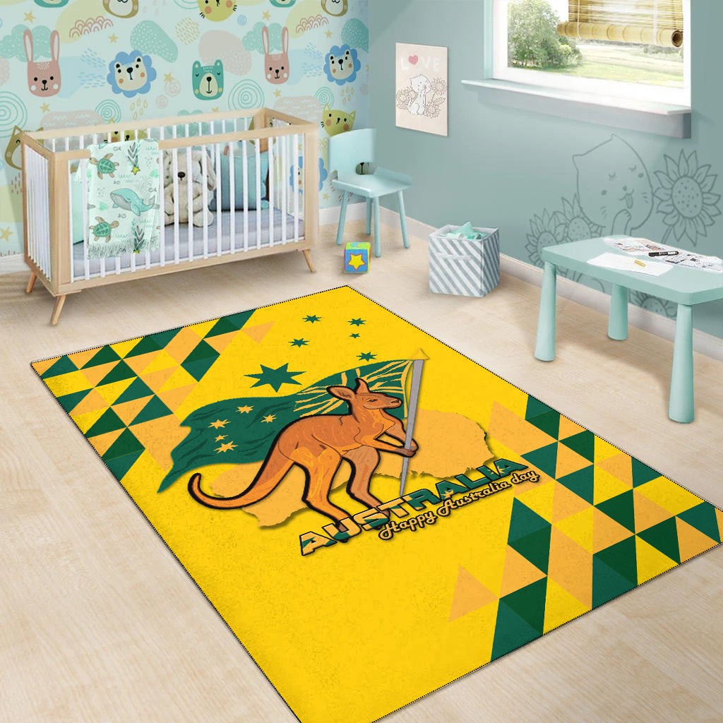 Australia Day Proud To Be Aussie Area Rug - LT12