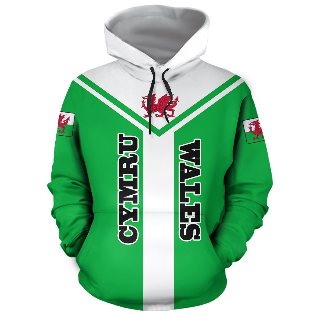 Wales Rising Pullover Hoodie