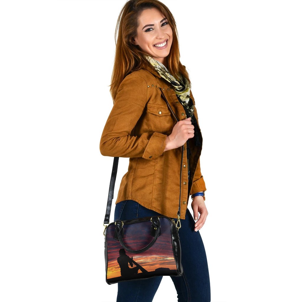 Shoulder Handbag - Uluru Sky View 2021 - Vibe Hoodie