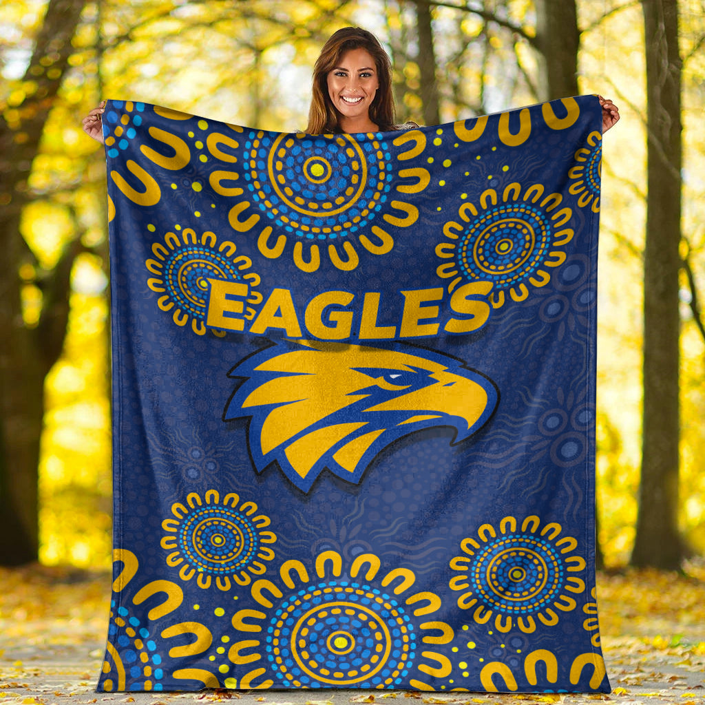 west-coast-eagles-aboriginal-dot-painting-blanket