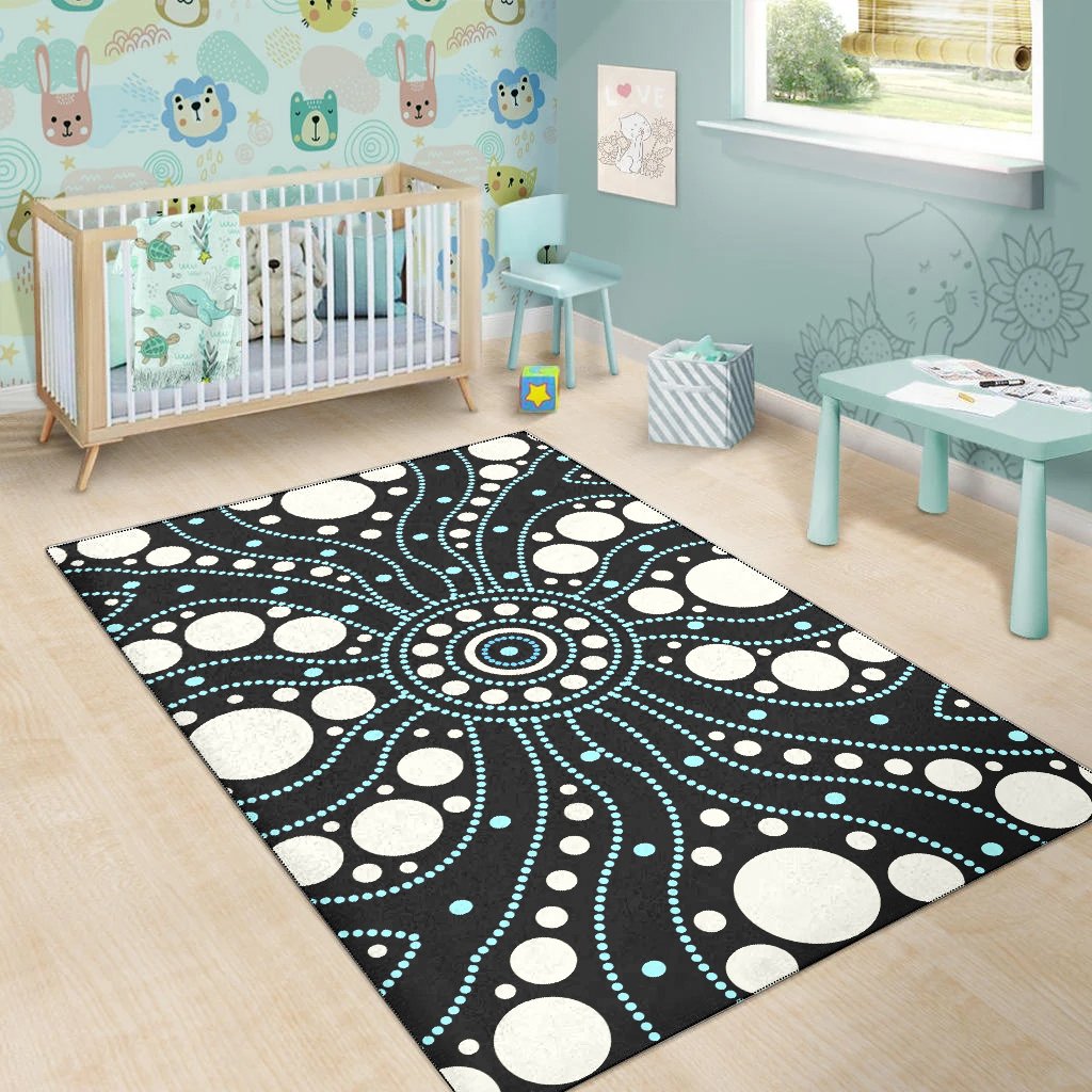 aboriginal-area-rug-dreamtime-white-dot-painting-aboriginal-style