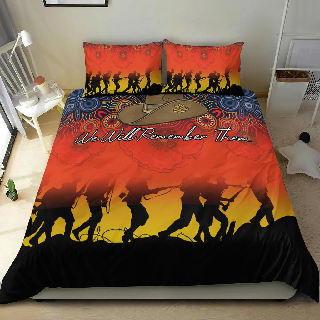 anzac-day-bedding-set-aboriginal-dot-painting-art