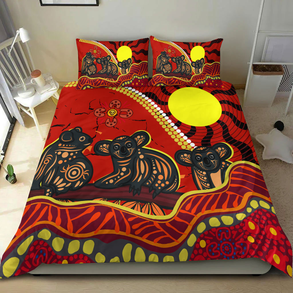 aboriginal-koala-painting-bedding-set