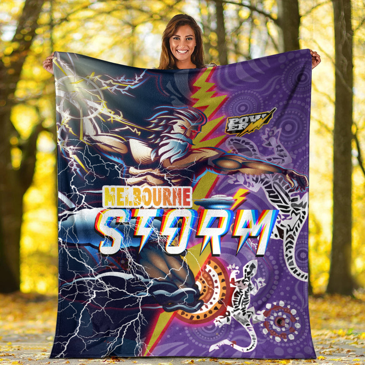 storm-aboriginal-rugby-blanket-super-storm-thunder-power