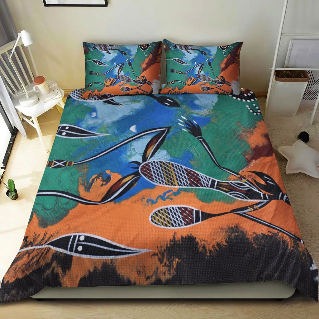 aboriginal-bedding-set-aboriginal-dot-art-painting-style