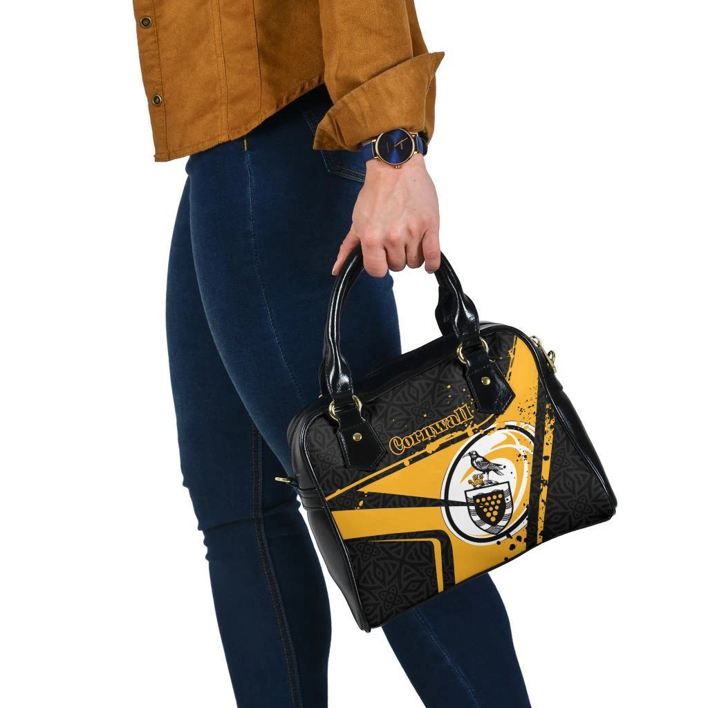 Cornwall Rugby Shoulder Handbag - Cornish Rugby - Vibe Hoodie