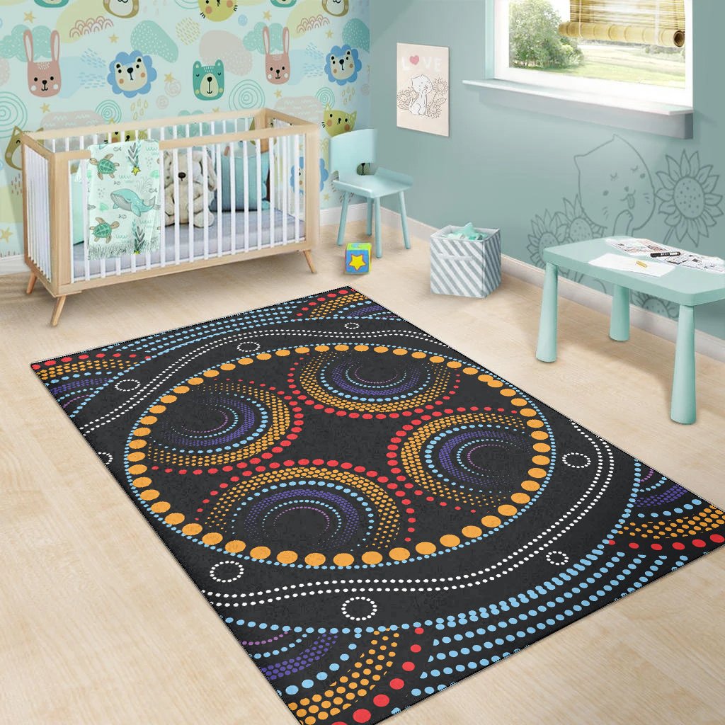 aboriginal-area-rug-dreamtime-dot-painting-aboriginal-style