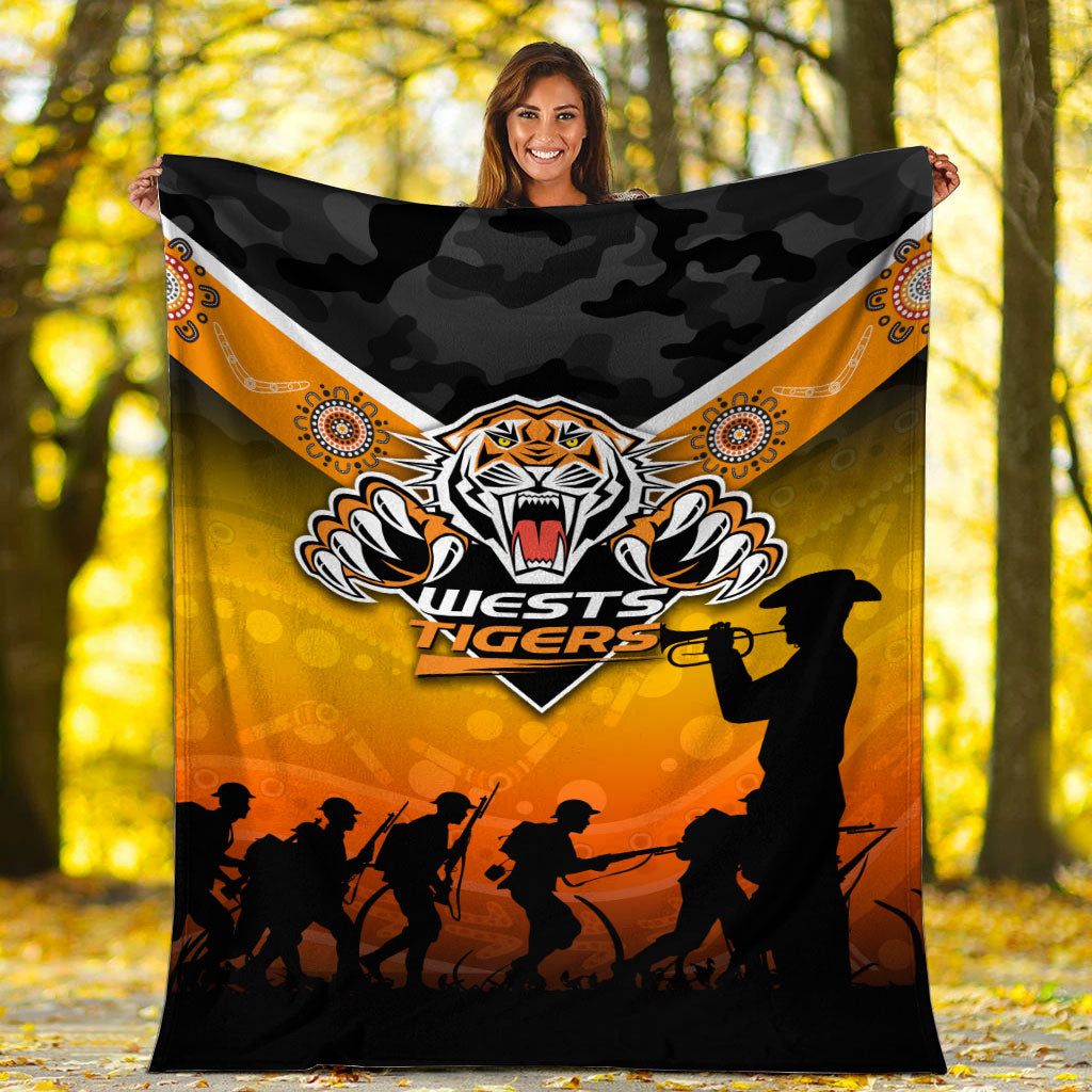 wests-tigers-anzac-day-indigenous-art-blanket