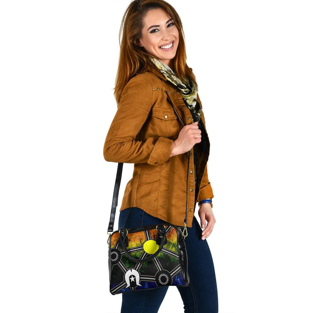 Naidoc Week 2021 Shoulder Handbag , Aboriginal Geometric Style - Vibe Hoodie