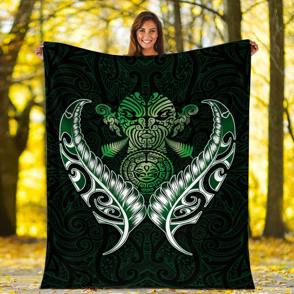 new-zealand-silver-fern-blanket-green