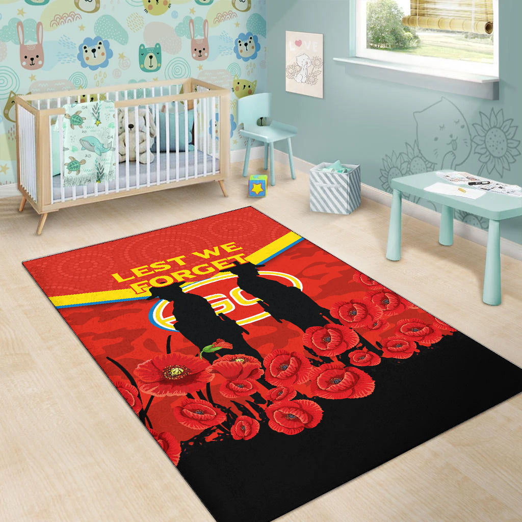 gold-coast-suns-anzac-day-area-rug-indigenous-art