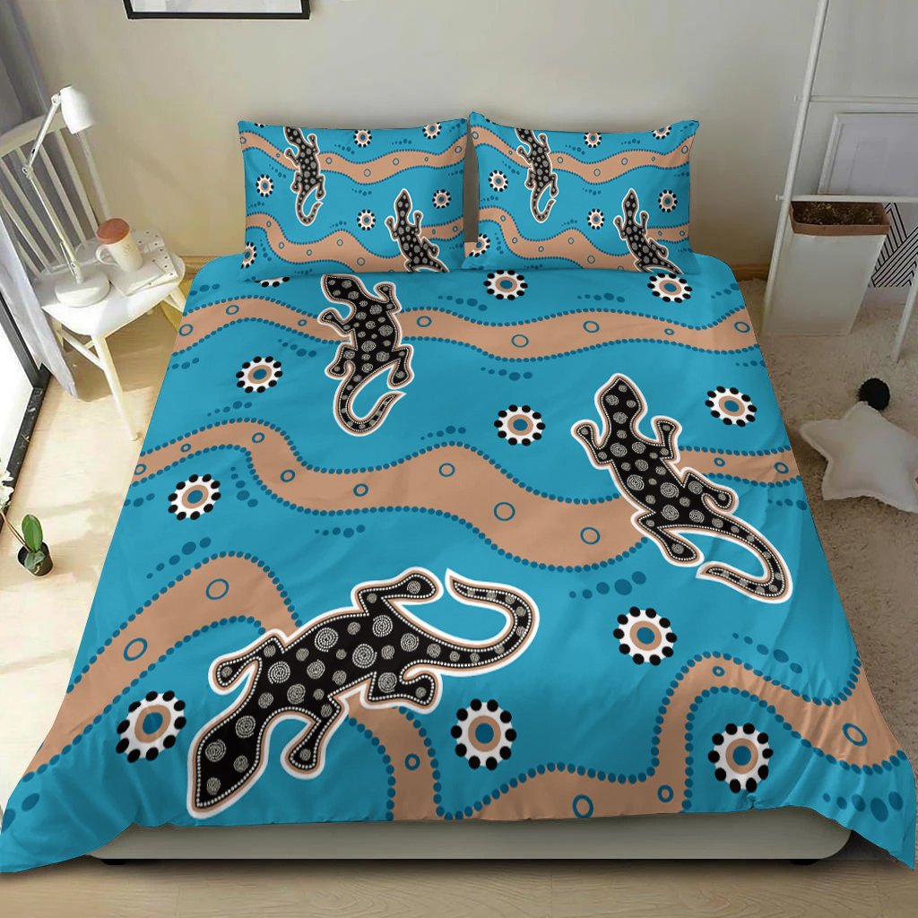 aboriginal-bedding-set-aboriginal-lizard-in-blue-style