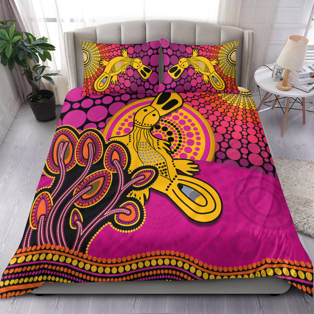 aboriginal-platypus-bedding-set-tree-on-the-hill-sunshine-ver-02