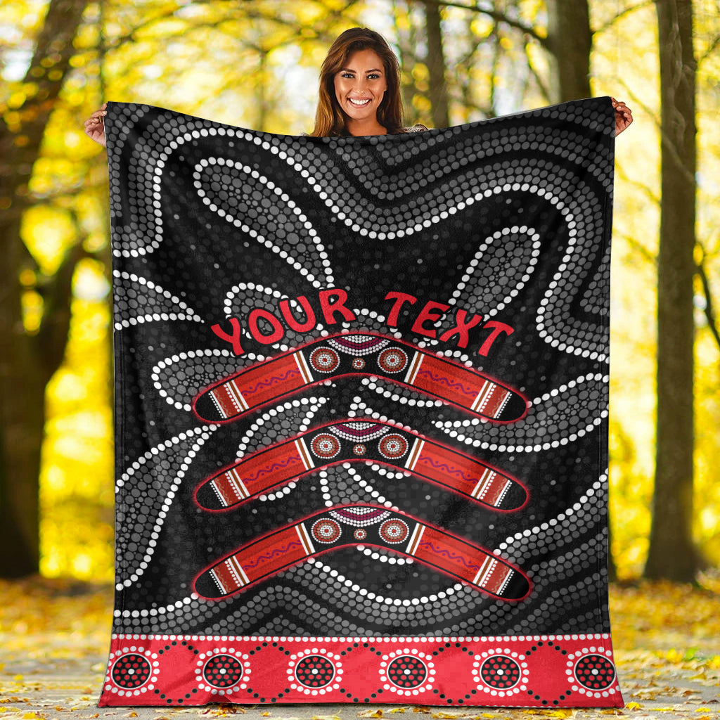 custom-personalised-aboriginal-boomerang-premium-blanket-kangaroo-australia