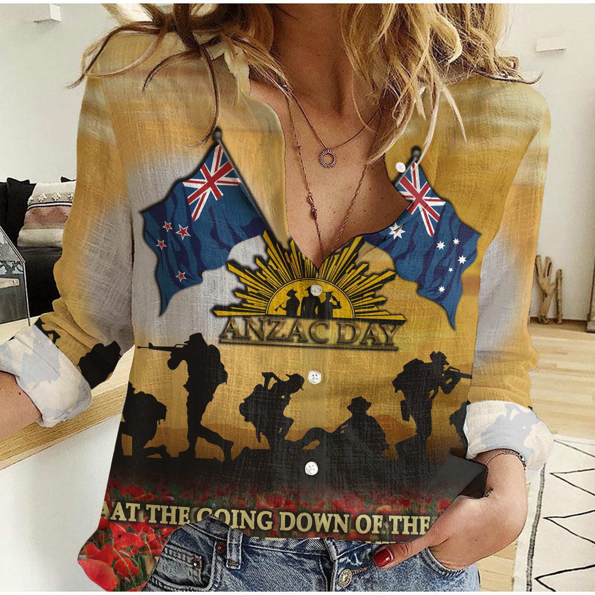 women-casual-shirt-anzac-australian-and-new-zealand-army-corps