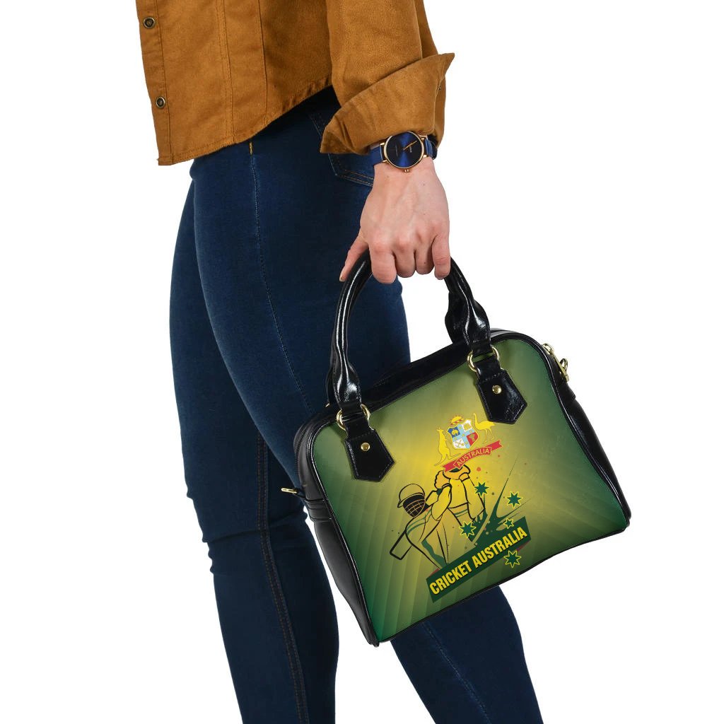 Cricket Shoulder Handbag - Australian Cricket National Color - Vibe Hoodie