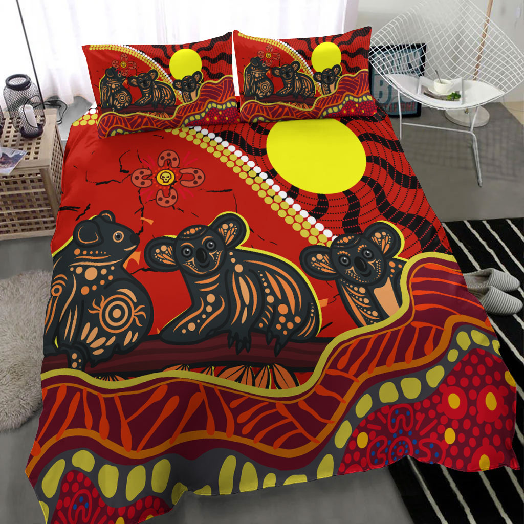 aboriginal-koala-painting-bedding-set