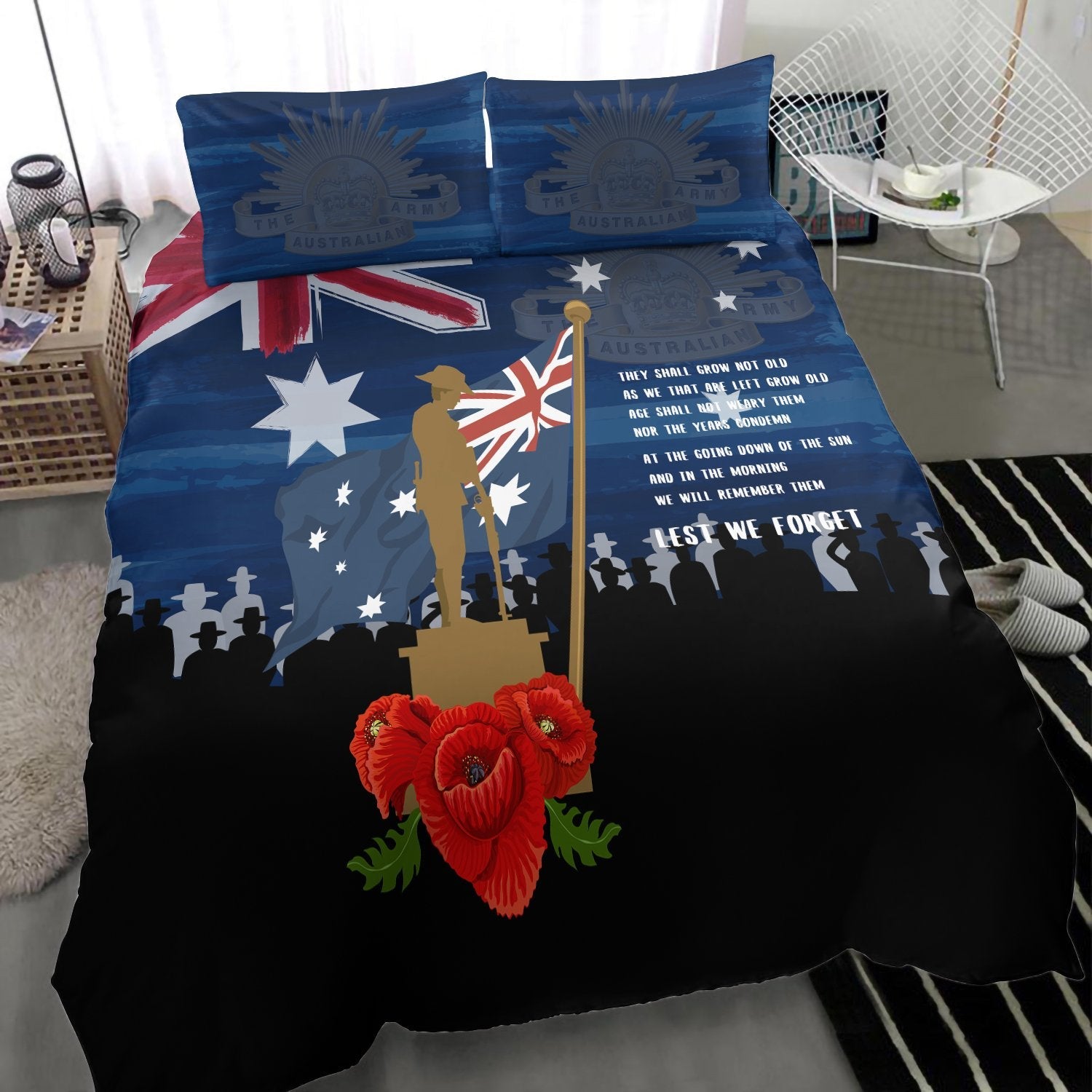 anzac-bedding-set-always-remember-australian-anzac-day