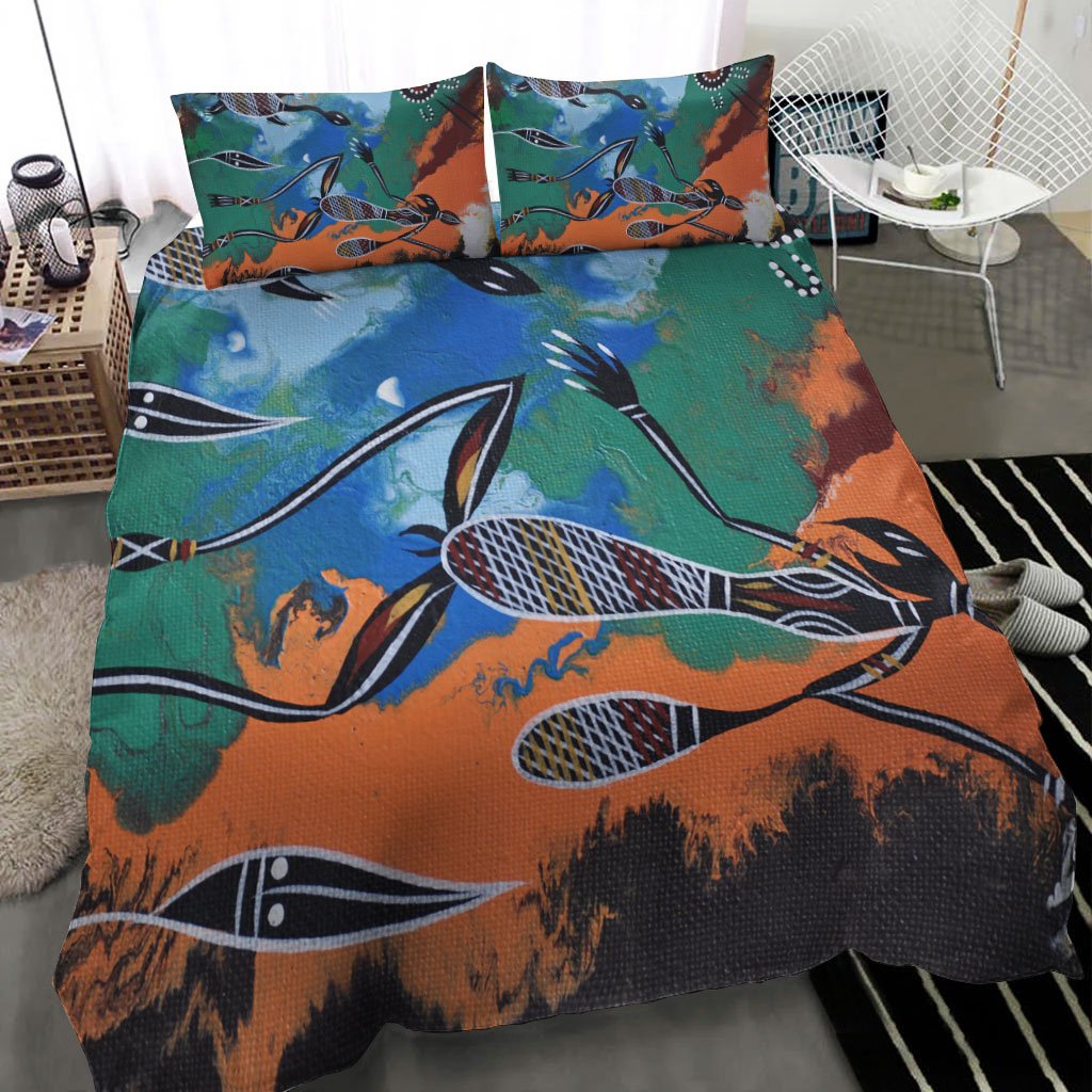 aboriginal-bedding-set-aboriginal-dot-art-painting-style