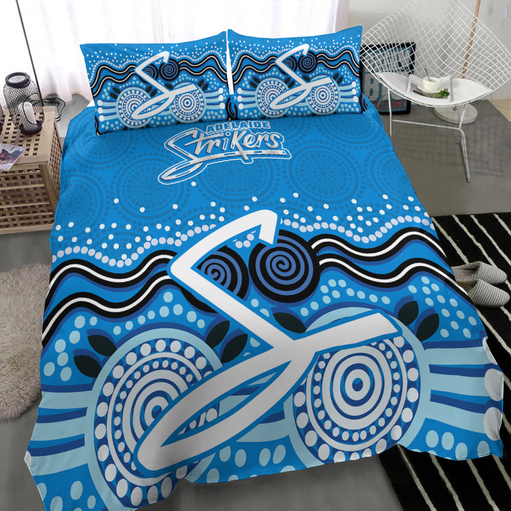 adelaide-strikers-bedding-set-aboriginal-style-of-dot