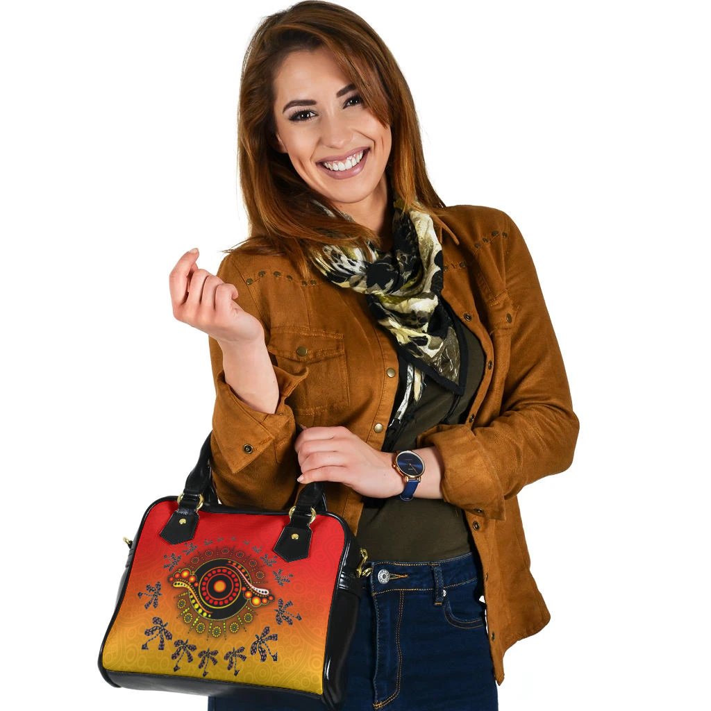 Shoulder Handbag - Circle Pattern - Vibe Hoodie